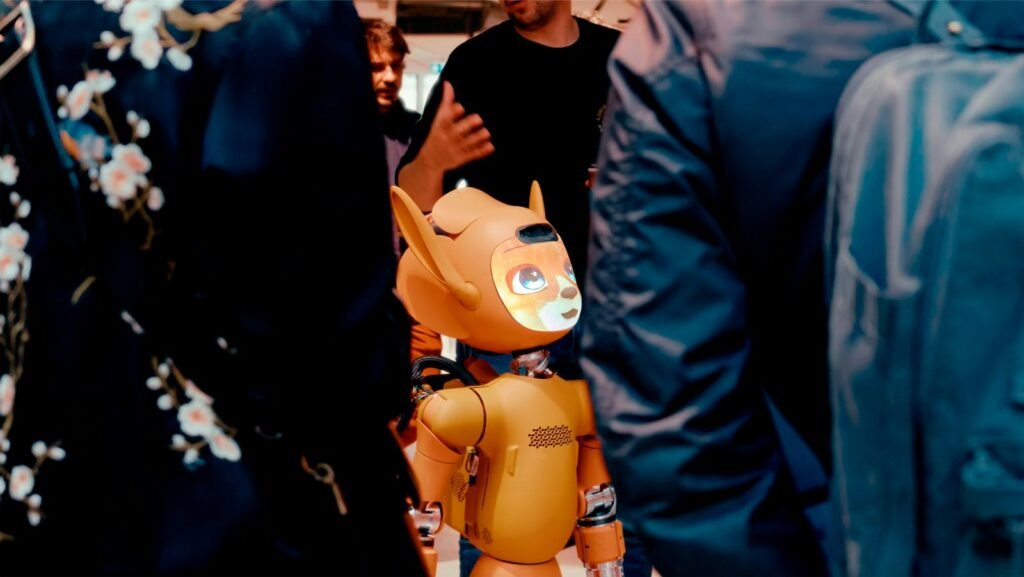AI humanoid robot representing automation